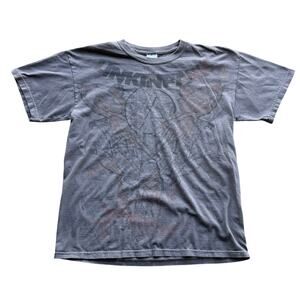 Linkin Park T-Shirt Size M Men Gray Black Bird Branches Logo Rare Vtg Y2k 2007